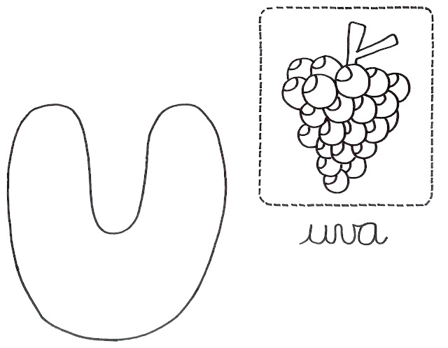 COLOREAR VOCALES - A E I O U